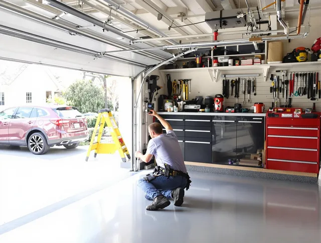 Local garage door repair service by Black Forest Garage Door Repair in Black Forest