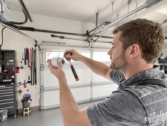 Garage door opener repair service by Black Forest Garage Door Repair in Black Forest