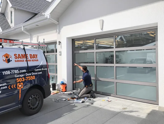 Same-day garage door repair service by Black Forest Garage Door Repair in Black Forest
