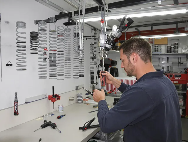 Black Forest Garage Door Repair safety certified technician performing precision spring replacement in Black Forest